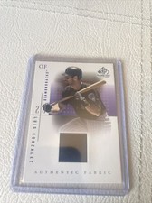 2001 SP Game Used Edition Authentic Fabric #LG Luis Gonzalez Patch Diamondbacks