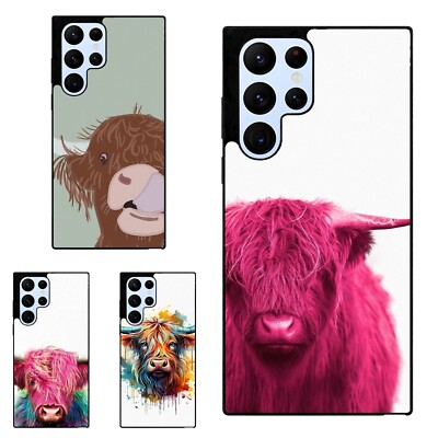 colourful Highland Scotland Cow For Apple iPhone Motorola Samsung Galaxy Covers