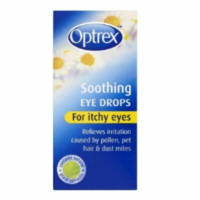 Optrex beruhigende Augentropfen für juckende Augen, 10 ml