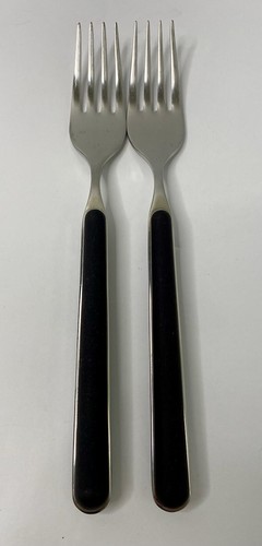 Mepra Italy Mikasa Fantasia Stainless Dinner Forks Lot Of 2