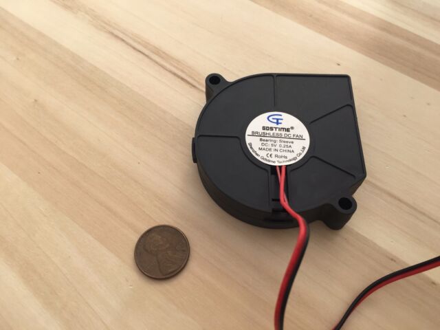 2 Pieces 5020 50mm 5cm 5v fan Brushless Centrifugal Blower computer Gdstime C52