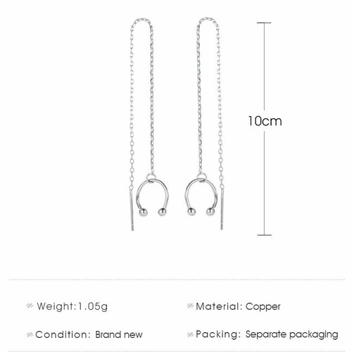 Boucles d'oreilles oiseau colibri mode fileteur clou crochet long gland cristal - Photo 49 sur 78