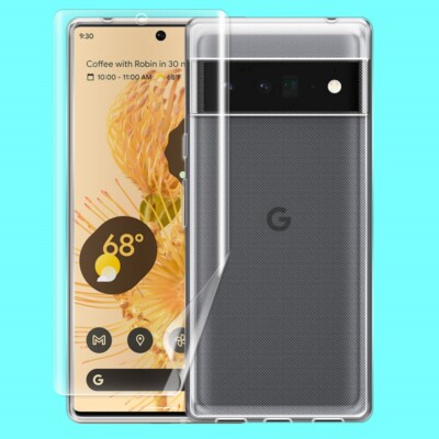 Anti-Strike Screen Protector + Soft Slim TPU Case f T-Mobile Google Pixel 6 Pro