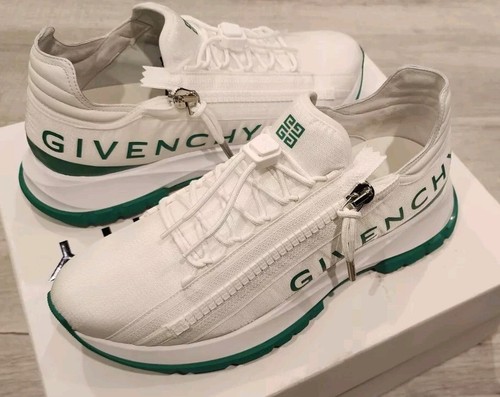 Givenchy Mens Spectre White Green Runner Sneakers, Size 8US (41 EUR) - Picture 7 of 9
