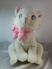 Disney Store The Aristocats Plush Marie Sitting White Cat Large Stuffed Animal