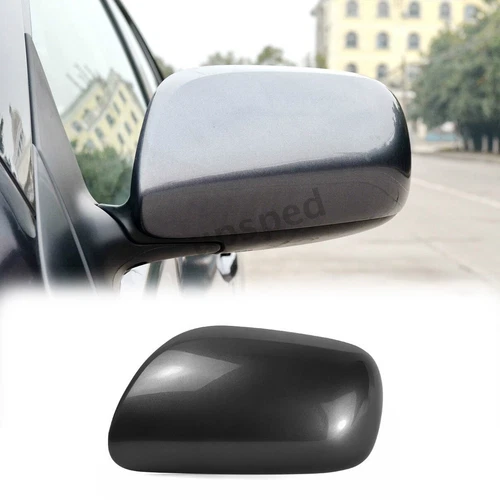 Gray Left Driver Side Car Rearview Mirror Cap Cover For Toyota Corolla 2007-2013