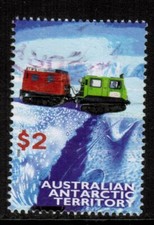 Australian Antarctic Territory AAT 1998 SG125 $2 Transport Tractor & Traile Used