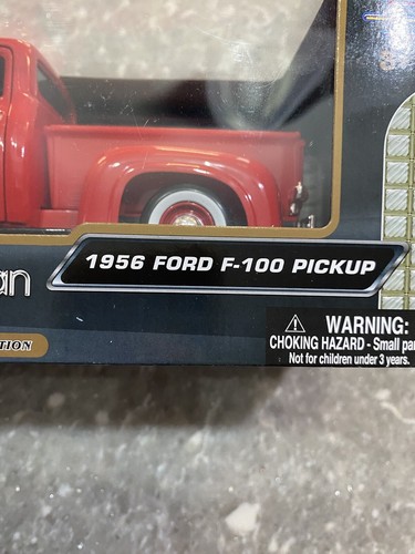 Ford F-100 Pickup Truck 1956 American Classics 1:24 scale by Motor Max Red - Picture 7 of 11