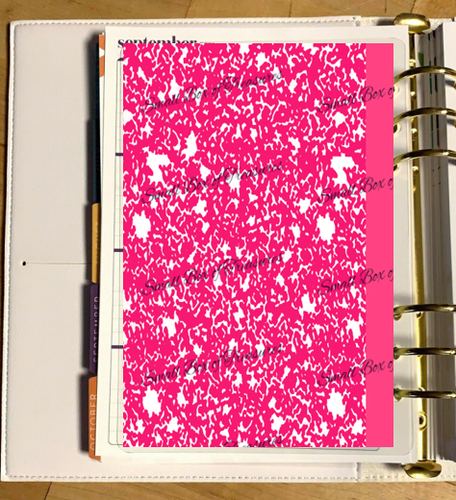 Libro de composición rosa brillante inserción 4 usos con agenda de anillo ErinCondren A5~ - Imagen 2 de 3