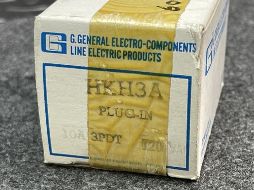 Lote de 2 relés enchufables eléctricos HKH3A de línea - sin usar - Imagen 8 de 9