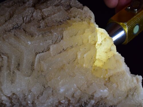 23cms LÍNEAS NAZCA CRISTALES DE CALCITA PERÚ BRILLANTE MINERAL ESPÉCIMEN COLECCIONISTA GB63 - Imagen 19 de 19