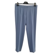 Escada Dress Pants Side Detail Stretch Ankle Straight Light Blue Womens Size 34
