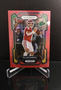 #'ed/299 💥 DILLON GABRIEL 2024 Panini Prizm Draft Picks Rated Prospect Red #197