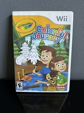 Nintendo Wii Crayola Colorful Journey Video Game 2009 Complete CIB Tested