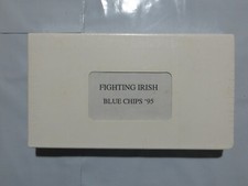 Sealed NEW NOTRE DAME FIGHTING IRISH FOOTBALL VHS Blue Chips 1995 6E