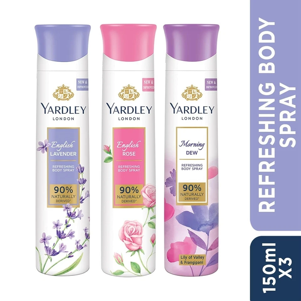 Yardley London Deo Tripack Women 150Ml (Buy 2 Get 1) - Image 2 of 4