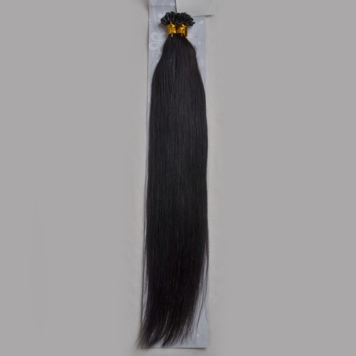 18"-32" Keratin Nail U-Tip Keratin Human Hair Extensions Straight Wavy Curly - Picture 10 of 25