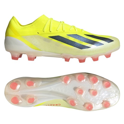 adidas Soccer Cleats X CRAZYFAST ELITE HG/AG Team Solar Yellow IF0653 New in Box - Picture 4 of 9
