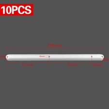 10PCS Draw Rail Plastic Drawer Slides 298mm Draw Runners Replacement White Black