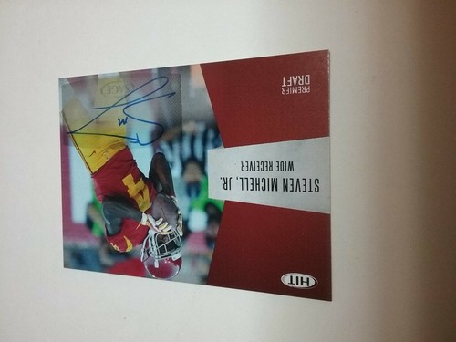 Steven Michell JR. USC 2018 Sage Hit Premier Draft Autographed #A-32 - Picture 2 of 4