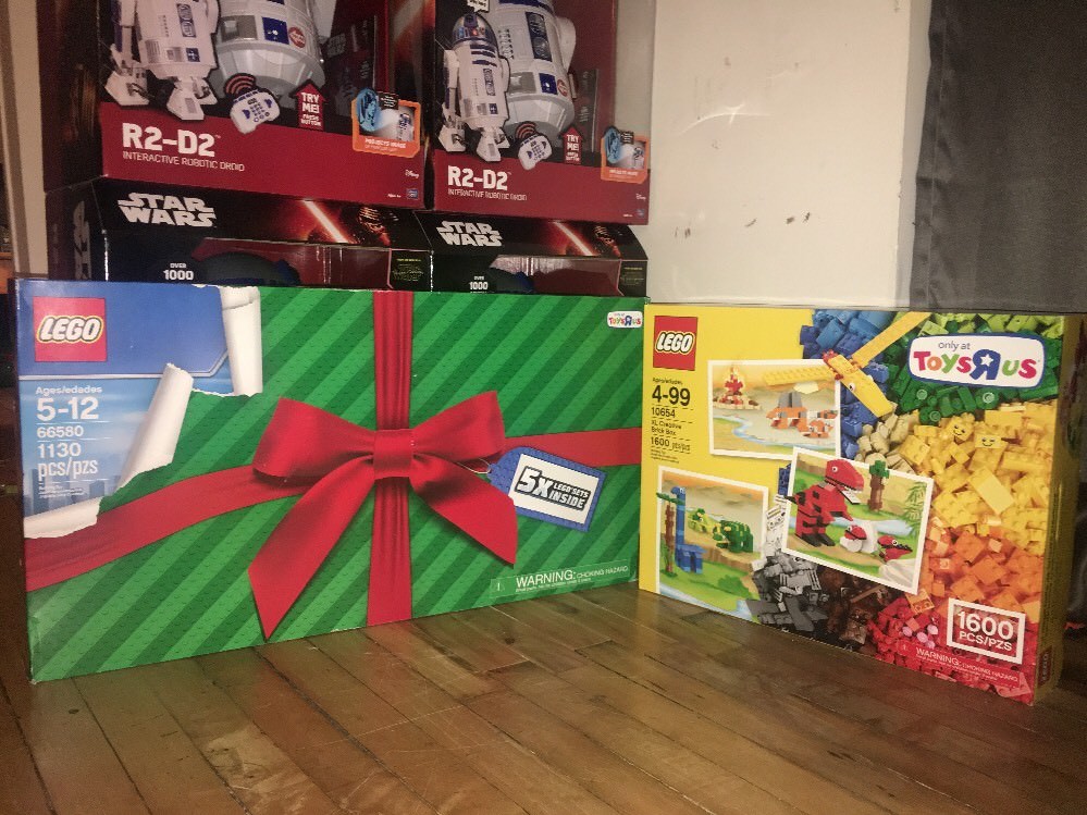 Lego Juguetes R Us Exclusive Box Set Lote De 2 diciendo adiós ladrillo Headz 2730 piezas Lego Juguetes R Us Exclusive Box Set Lote De 2 diciendo adiós ladrillo Headz 2730 piezas