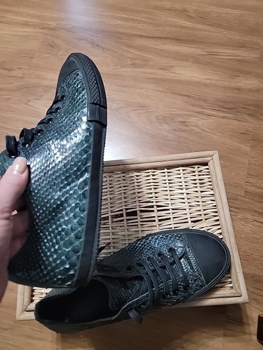 Jil Sander Pyton Leather Green Amazing Low Sneaker Eur 41,5 US 9 - Bild 13 von 15