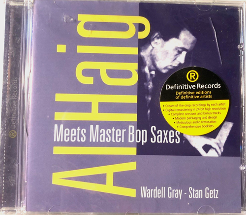 Al Haig Stan Getz Wardell Gray Meets Master Bop Saxes CD New sealed import