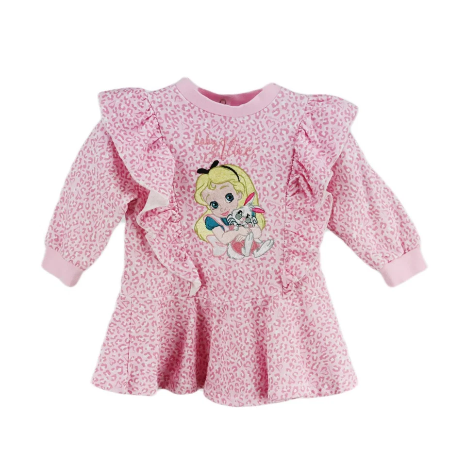 MONNALISA BABY GIRLS COTTON DRESS 9 MONTHS
