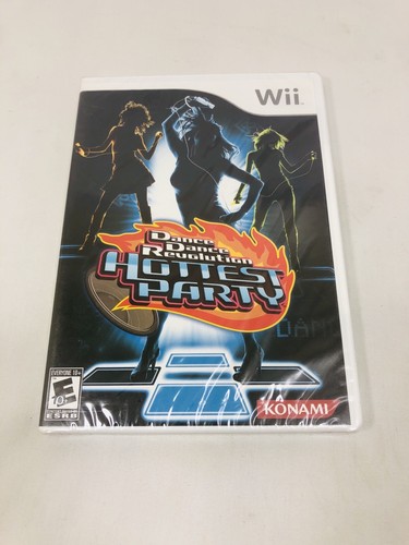 Nintendo Wii Dance Dance Revolution Hottest Party New Factory Sealed Konami
