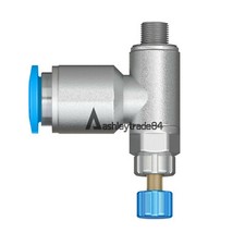 ONE FESTO GRLA-M5-QS-6-RS-D One-Way Flow Control Valve 197578 New