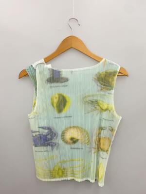 PLEATS PLEASE ISSEY MIYAKE ◇ Marine life print / tank top 2 PLEATS PLEASE ISSEY MIYAKE ◇ Marine life print / tank top 2