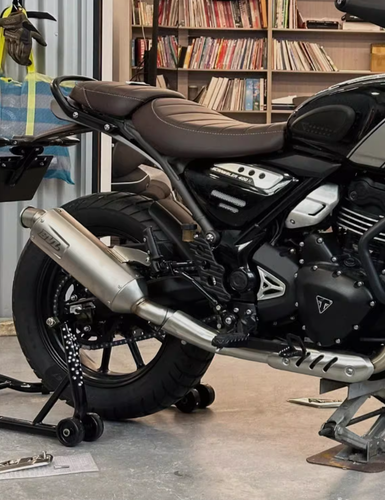 Triumph Scrambler 400X Exhaust Pipe#The Gigantic Sound#Modified Exhaust - Picture 7 of 9