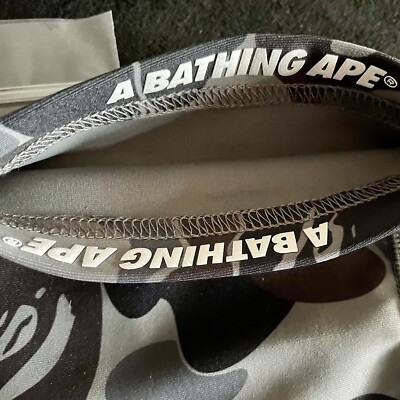 OG BAPE x ADIDAS - A BATHING APE Black Camo Tights w/ Arm