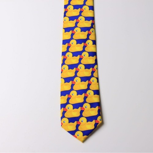 Rubber Duck Ducky Tie How I Met Your Mother Printed Tie Funny Necktie Ties