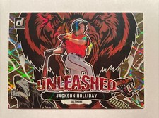 2023 Panini Donruss Jackson Holliday U14 Unleashed Holo Foil /999 Orioles 