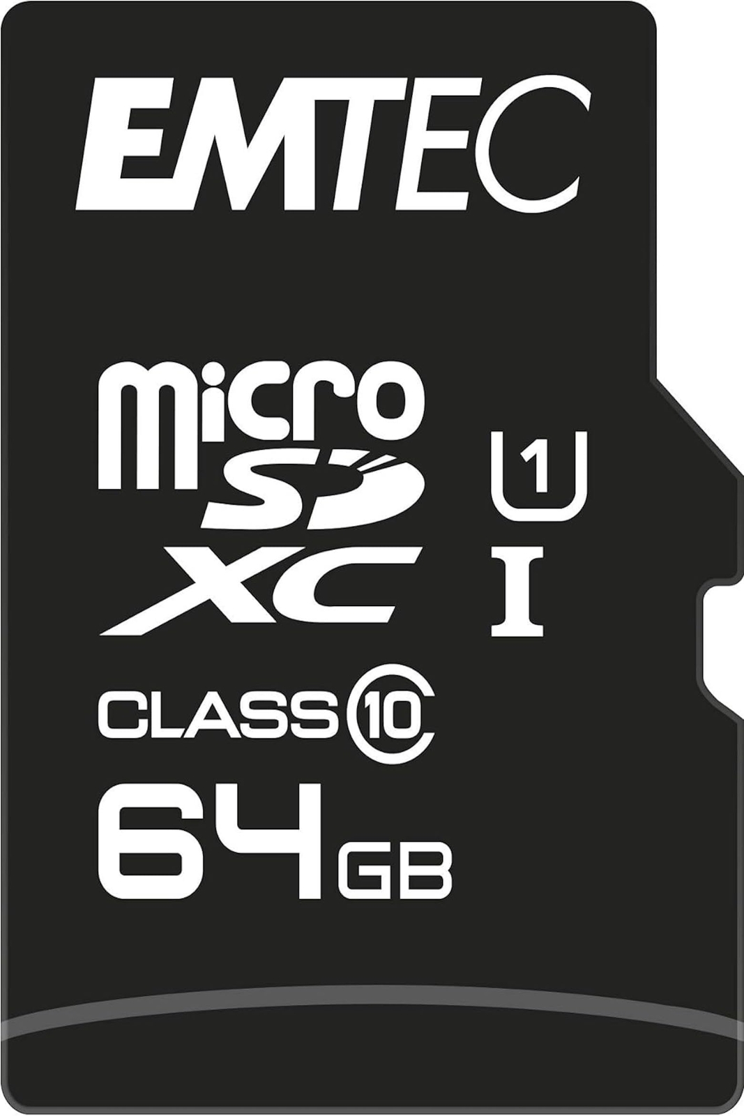 EMTEC 64GB CLASS 10 GOLD+ MICRO SDHC FLASH CARD NUOVO