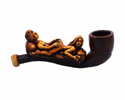 Reverse Sex Position Couple Erotic Handmade Tobacco Smoking Mini Small Hand  Pipe