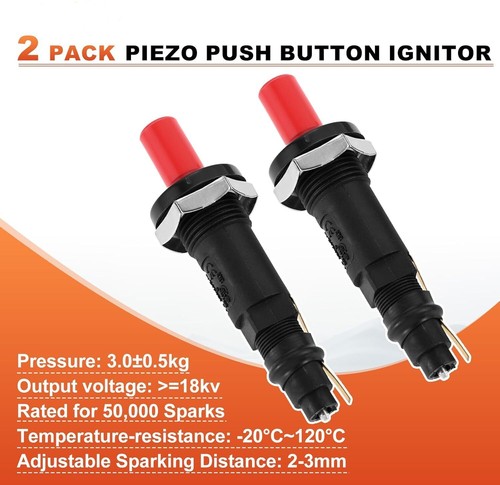 2pc Piezo Potato Gun Igniter Ceramic Gun Potato Cannon Igniter BBQ Grill Igniter - Picture 4 of 12