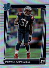 2021 Donruss Optic Ronnie Perkins #283 Holo New England Patriots 3A