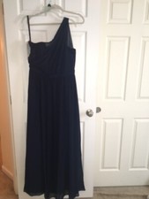 bridesmaid dresses long navy blue