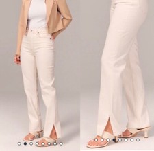 Abercrombie Fitch The 90s Straight Ultra High Rise Curve Love Jeans Size 30 10