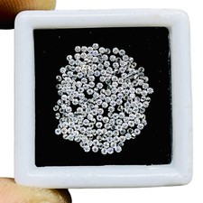 VVS 219 Pcs D Color Loose White Moissanite 1mm Round Cut Wholesale Lot