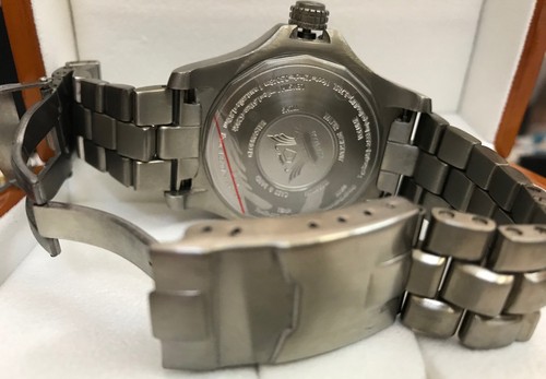 Automatik Herrenuhr massiv Titan Cavadini Flieger Swiss Selitta SW200 CV-1608 - Picture 2 of 3