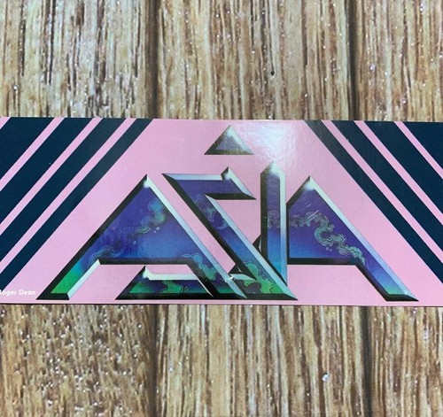 Asia The Band Alpha Original Autoaufkleber 1983 80er Rock Lila 80s Selten - Bild 4 von 6