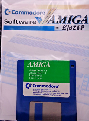 COMMODORE AMIGA -- AMIGA EXTRAS 1.3 & AMIGA BASIC 1.2 INTERNATIONAL (COMMODORE)