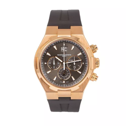 Vacheron Constantin 49150/000R-9338 Overseas Rose Gold Brown Watch Complete