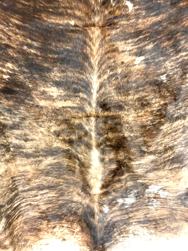 KOLBY BRINDLE Brown & White Cowhide - Picture 3 of 4