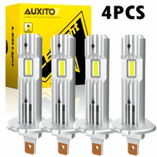 4x H1 LED Headlight Bulbs Conversion Kit High Low Beam Super Bright 6500K White