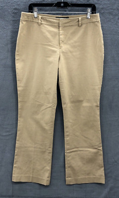 Banana Republic Martin Stretch Khaki Chino Pants Size 10 Camel Workwear Casual
