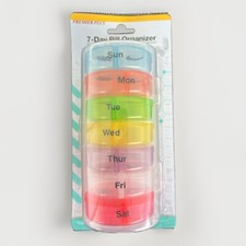 Premier Plus 7-Day Pill Organizer with a Case Twice-a-Day NEW